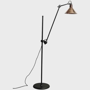 Lampe Gras - 215 VloerLamp Zwart/Raw Koper