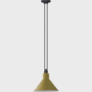 Lampe Gras - 322 L Hanglamp Kegelvormig Geel