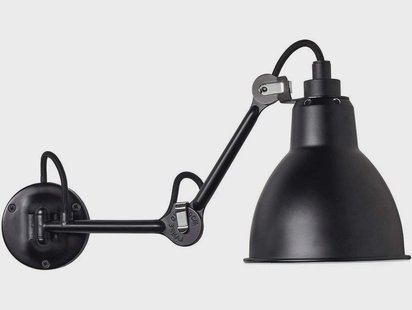 204 Wandlamp Zwart Lampe Gras - Woonkamer - Designer - Metaal