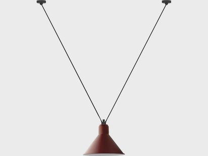 Lampe Gras - 323 XL Hanglamp Kegelvormig Rood