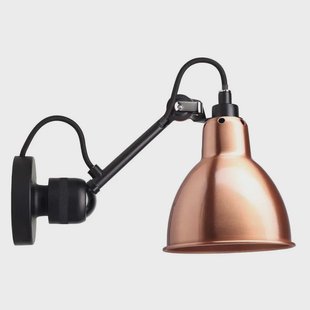 Lampe Gras - 304 Wandlamp Zwart/Koper/Wit