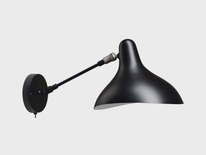 DCW - Mantis BS5 SW Wandlamp met Schakelaar  ZwartSchottlander