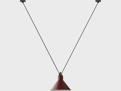 Lampe Gras - 323 L Hanglamp Kegelvormig Rood