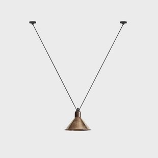Lampe Gras - 323 L Hanglamp Conical Raw Copper