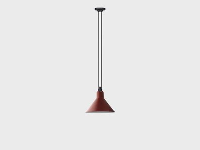 Lampe Gras - 322 L Hanglamp Kegelvormig Rood