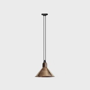Lampe Gras - 322 L Hanglamp Conical Raw Copper