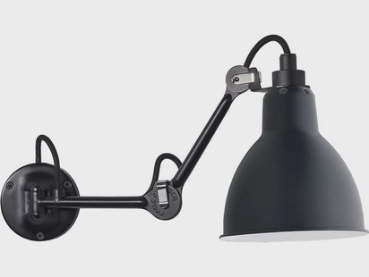 204 Wandlamp Zwart/Blauw Lampe Gras - Woonkamer - Designer - Metaal