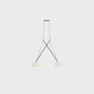 Serien Lighting - Twin LED Hanglamp Chrome/Glass