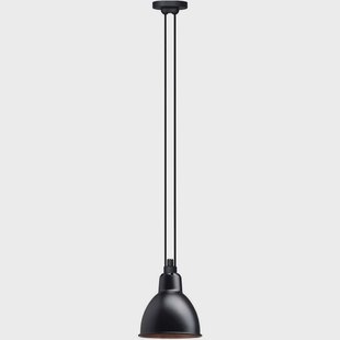 Lampe Gras - 322 L Hanglamp Round Black/Copper