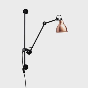 Lampe Gras - 210 Wandlamp Zwart/Koper/Wit