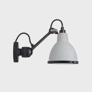 Lampe Gras - 304 Bathroom Wandlamp Wit/Zwart/Polycarbonaat