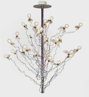 Birds Birds Birds hanglamp, rood/blauw, 190 cm Ingo Maurer - Woonkamer - Andere
