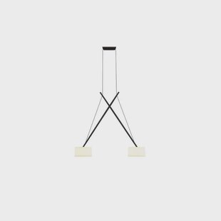 Serien Lighting - Twin LED Hanglamp Black/Glass