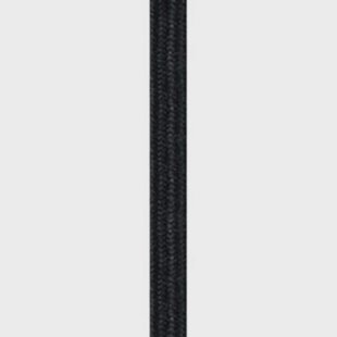 GN - Geweven Kabel (zonder aarde) Zwart