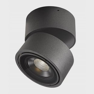 ANTIDARK - Easy W100 LED plafondspot, 1-lamp, zwart, IP54