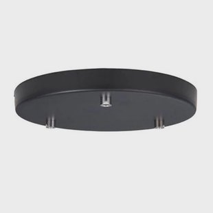 Halo Design - Roset voor 3 Lampen Ø22 Zwart