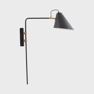 House Doctor - Club Wandlamp 22cm Zwart