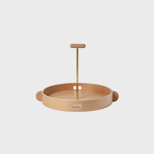 FRITZ HANSEN - JH Dienblad Oregon Pine/Brass
