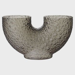 AYTM - Arura Low Glass Vaas Zwart