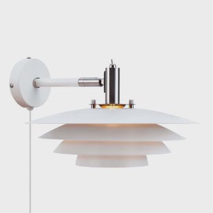 Bretagne Wandlamp White Nordlux - Metaal