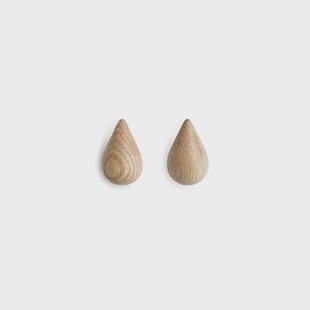 Normann Copenhagen - Dropit Kapstokhaak 2 pcs. Small Oak