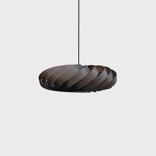TR5 Hanglamp Ø60 Birch Brown Tom Rossau - Woonkamer - Hout