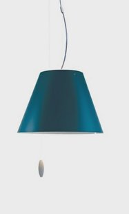 Luceplan - Costanzina Hanglamp Petroleum Blue