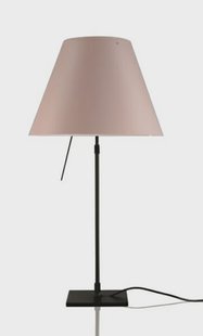 Luceplan - Costanza Tafellamp met Dimmer Zwart/Soft Skin