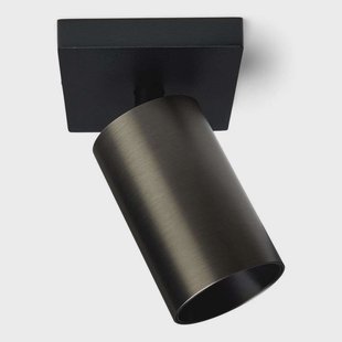 ANTIDARK - SpotOn1 Plafond/Wandlamp Zwart/Titanium
