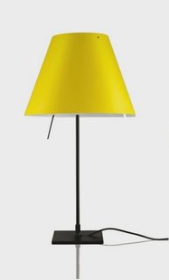 Luceplan - Costanzina Tafellamp Zwart/Smart Yellow