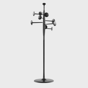 MATER - Trumpet Coat Stand Black Recycled Aluminum