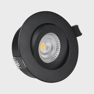 ANTIDARK - Downlight Ingebouwd Spot 7W 2700K Tilt Zwart