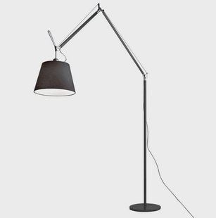 Artemide - Tolomeo Mega Staande Lamp Ø320 Zwart Satijn/Zwart