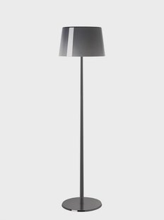 Lumiere XXL VloerLamp Zwart Chroom Gray Foscarini - Woonkamer - Aluminium