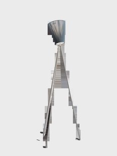 Northern - Oslo Wood VloerLamp Staal/Groen