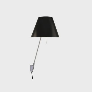 Costanza Wandlamp met Dimmer AlzonderLiquorice Black Luceplan - Woonkamer - Aluminium