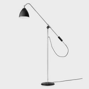 GUBI - Bestlite Bl4 VloerLamp Ø21 Chroom Zwart