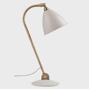 GUBI - Bestlite Bl2 Tafellamp Ø16 Geelkoper/Matte Wit