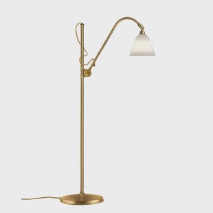 GUBI - Bestlite Bl3 VloerLamp Ø16 Geelkoper/Porselein