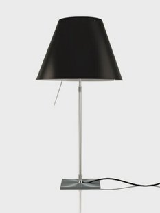 Luceplan - Costanza Tafellamp Alu/Liquorice Black