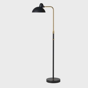 FRITZ HANSEN - KAISER idell™ 6580-F Vloerlamp Mat Zwart/Messing