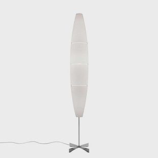 Havana Vloerlamp On/Off Chromed White Foscarini - Woonkamer - Metaal