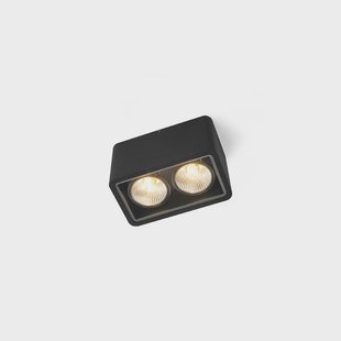 Code 2 Out Plafondlamp (Ip55) Zwart Trizo21 - Gang / Hal - Aluminium