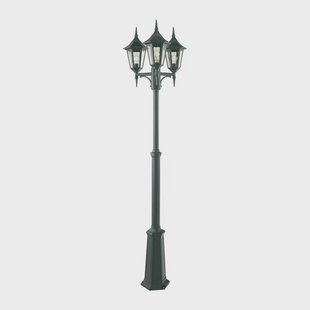 Norlys - Modena 3 Buiten Park Lamp met Grondpin Smal Zwart