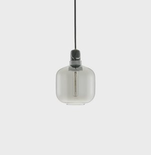 Normann Copenhagen - Amp Hanglamp Small Smoke/Zwart