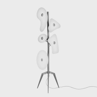 Orbital VloerLamp Wit Foscarini - Woonkamer - Metaal