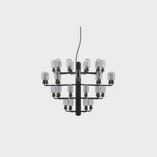 Normann Copenhagen - Amp Chandelier Groot Smoke/Black