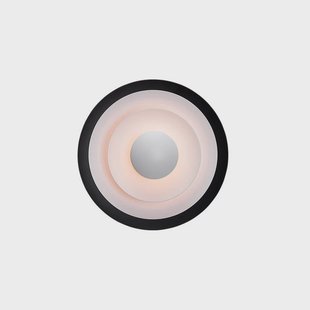 Belid - Diablo LED wandlamp, rood/zwart, Ø 30 cm