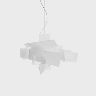 Big Bang Wit LED Hanglamp Foscarini - Kunststof