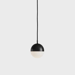 Woud - Dot Hanglamp S Zwart/Opal
